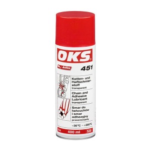 OKS 451 - Smar do łańcuchów i smar adhezyjny, przezroczysty, spray - 400 ML