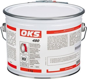 OKS 480 - Odporny na wodę smar wysokociśnieniowy do stosowania w przemyśle spożywczym - 5 KG