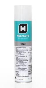MOLYKOTE 1122 - Smar do łańcuchów i otwartych przekładni zębatych, spray - 400 ml